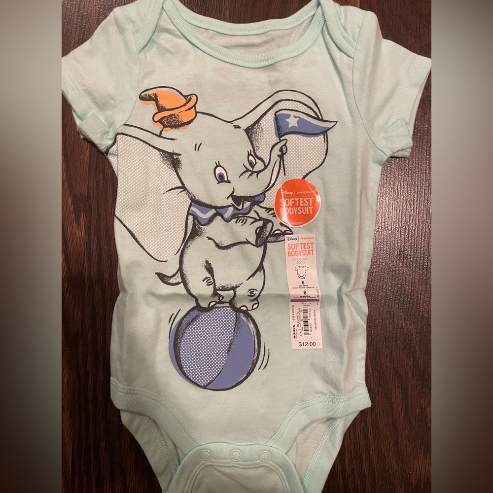 Dumbo 6 months onesie bodysuit